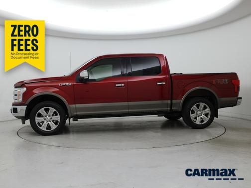 Red 2019 Ford F-150 Lariat