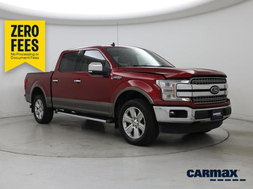 Red 2019 Ford F-150 Lariat