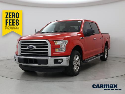 Red 2016 Ford F-150 XLT