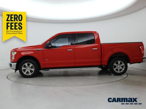 Red 2016 Ford F-150 XLT