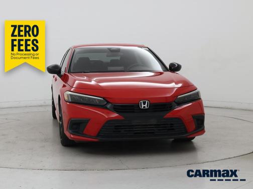 Red 2022 Honda Civic Sport