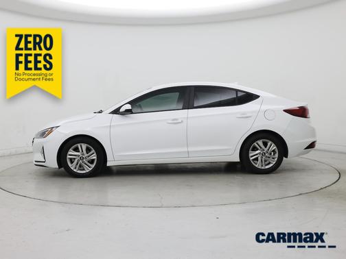 White 2020 Hyundai ELANTRA SEL