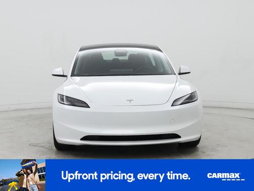 White 2025 Tesla Model 3 Long Range