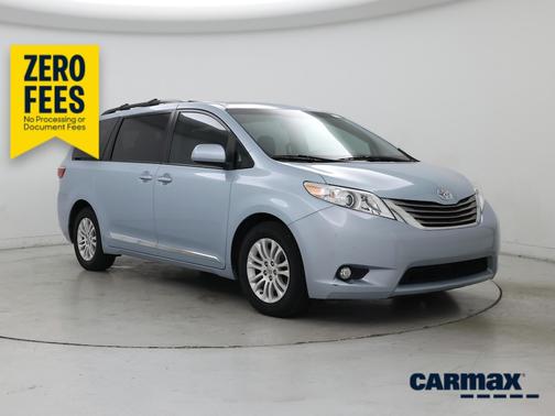 Blue 2016 Toyota Sienna XLE Premium