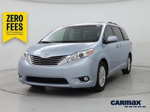 Blue 2016 Toyota Sienna XLE Premium