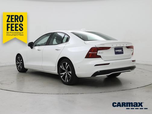 White 2024 Volvo S60 B5 Plus Dark Theme