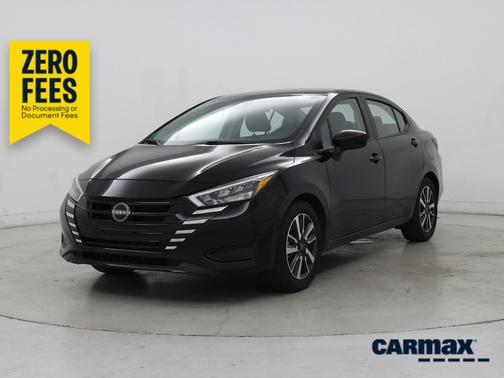 Black 2025 Nissan Versa SV