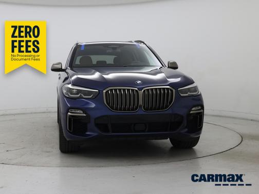 Blue 2021 BMW X5 M50i