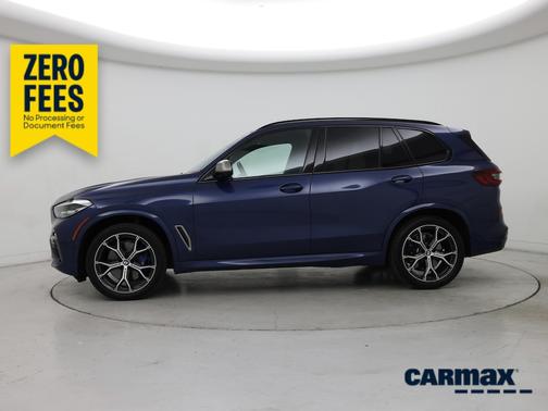 Blue 2021 BMW X5 M50i