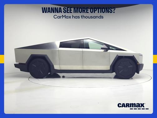 Silver 2024 Tesla Cybertruck Cyberbeast