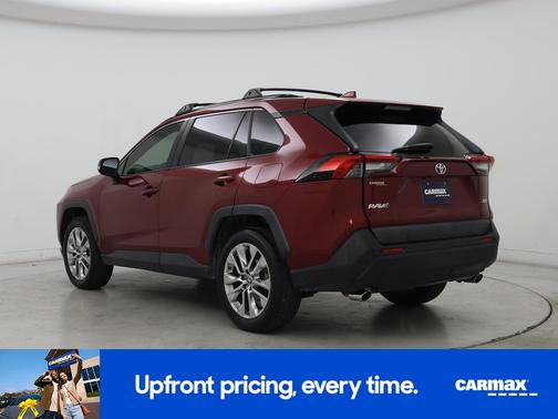 Red 2019 Toyota RAV4 XLE Premium