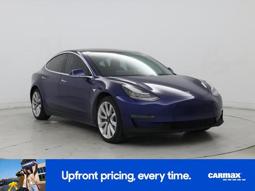 Blue 2020 Tesla Model 3 Long Range