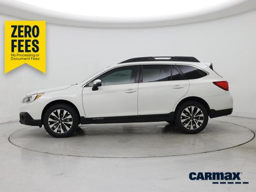 White 2017 Subaru Outback 2.5I Limited