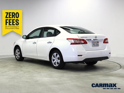 White 2015 Nissan Sentra S