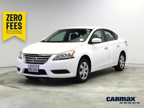 White 2015 Nissan Sentra S