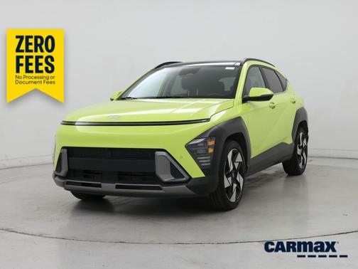 Yellow 2024 Hyundai KONA Limited