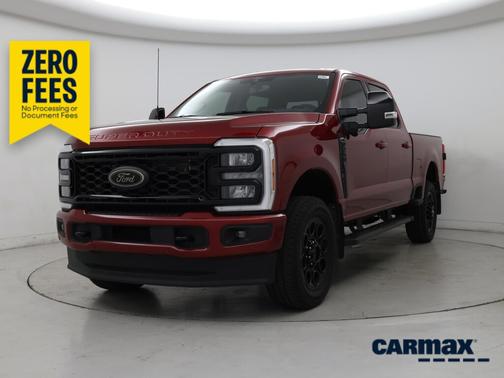 Red 2025 Ford F-250 Lariat