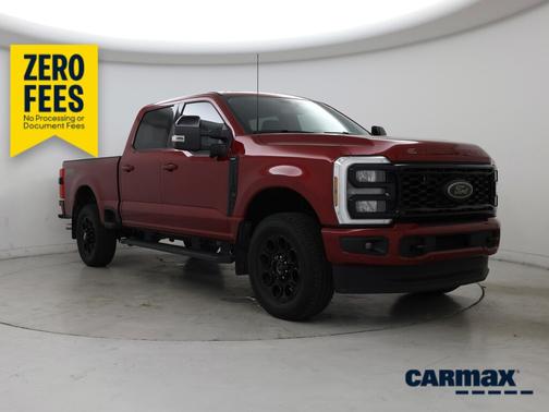 Red 2025 Ford F-250 Lariat