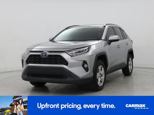 Silver 2021 Toyota RAV4 Hybrid XLE