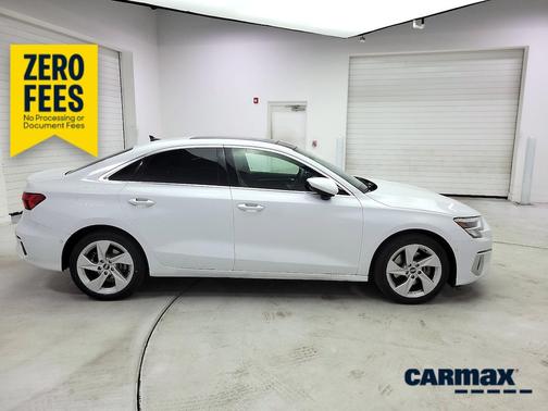 White 2023 Audi A3 Premium