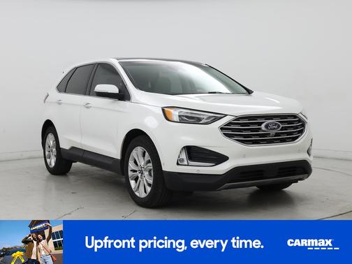 White 2020 Ford Edge Titanium