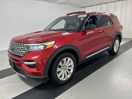 Red Metallic 2020 Ford Explorer Limited