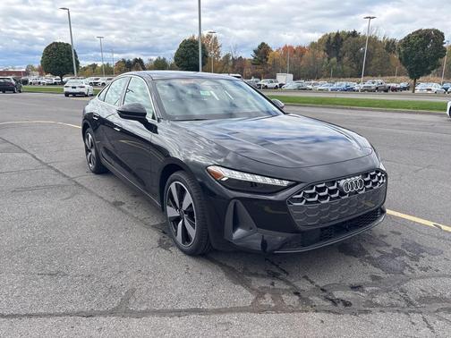 Mythos Black Metallic 2025 Audi A5 2.0T quattro Premium Hatchback