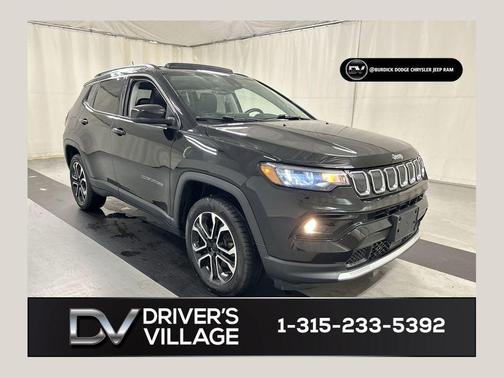Diamond Black 2022 Jeep Compass Limited