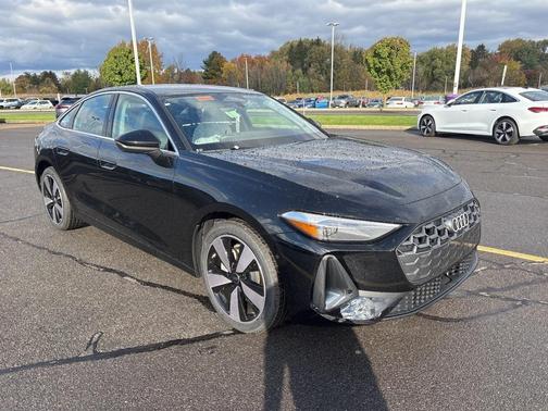 Mythos Black Metallic 2025 Audi A5 2.0T quattro Premium Hatchback