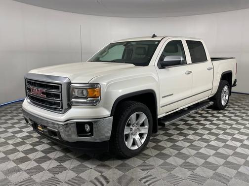 White Diamond Tricoat 2014 GMC Sierra 1500 SLT