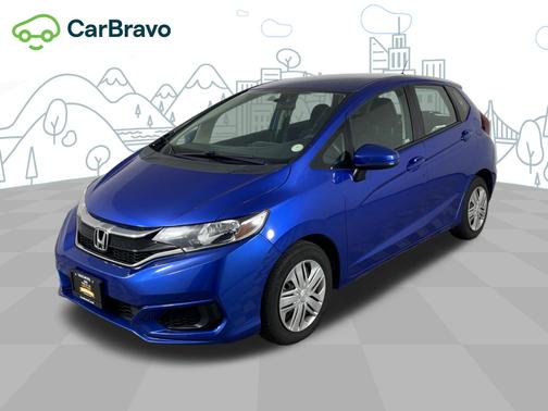 Aegean Blue Metallic 2019 Honda Fit LX