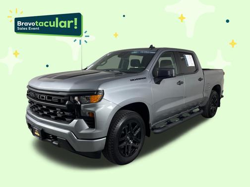 Sterling Gray Metallic 2025 Chevrolet Silverado 1500 Custom