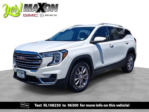 White Frost Tricoat 2024 GMC Terrain SLT