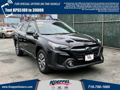 Crystal Black Silica 2025 Subaru Outback Premium