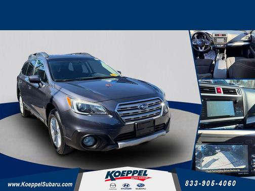 Carbide Gray Metallic 2015 Subaru Outback 2.5i Premium
