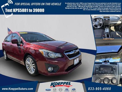 2014 Subaru Impreza 2.0i Premium