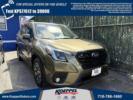 Autumn Green Metallic 2023 Subaru Forester Premium