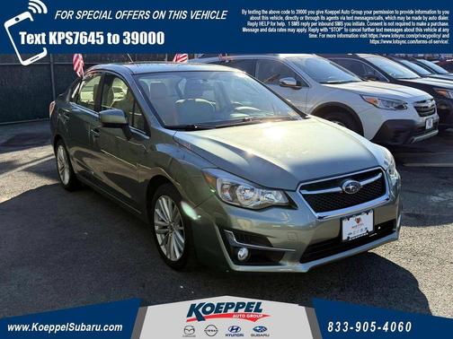 2015 Subaru Impreza 2.0i Premium