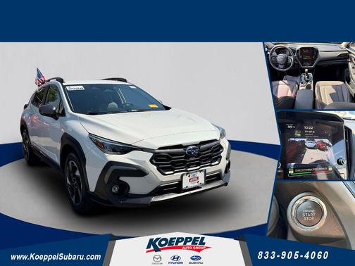 Crystal White Pearl 2024 Subaru Crosstrek Limited