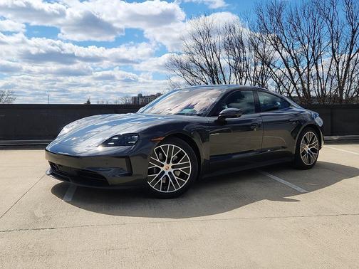 Gray 2026 Porsche Taycan 4