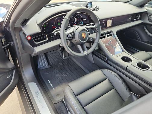 Gray 2026 Porsche Taycan 4