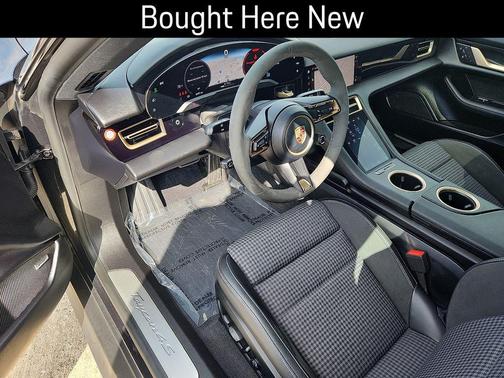 Volcano Grey Metallic 2025 Porsche Taycan 4S