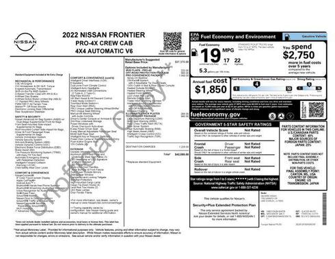 2022 Nissan Frontier PRO-4X