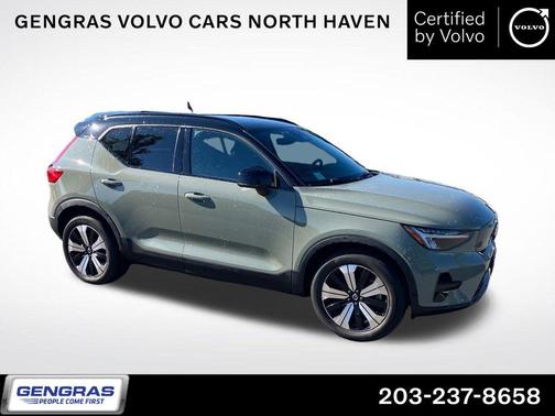 Sage Green Metallic 2023 Volvo XC40 Recharge Pure Electric Twin Core
