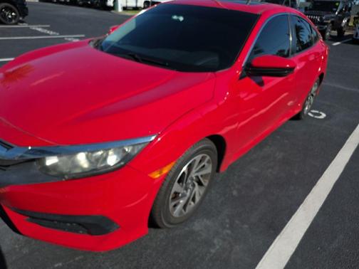 Red 2018 Honda Civic EX