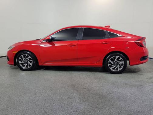 Red 2018 Honda Civic EX
