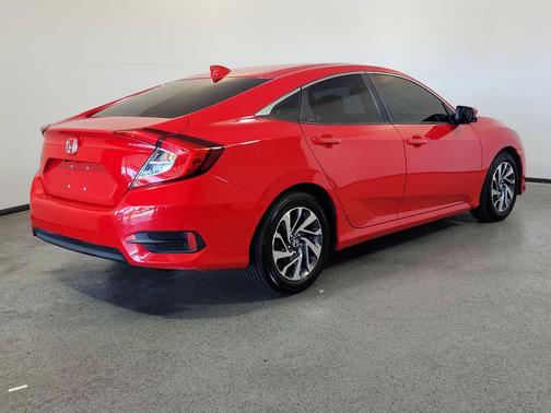 Red 2018 Honda Civic EX