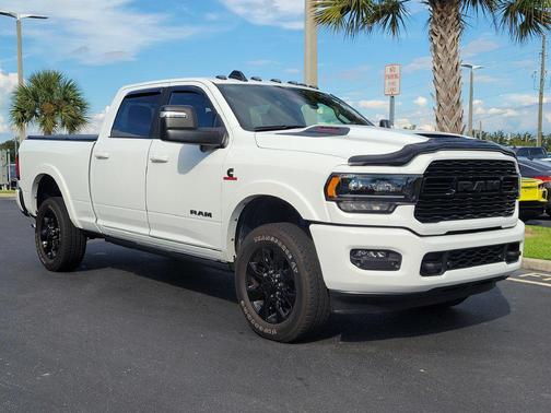 Bright White Clearcoat 2024 RAM 2500 Limited Crew Cab 4x4 6'4' Box