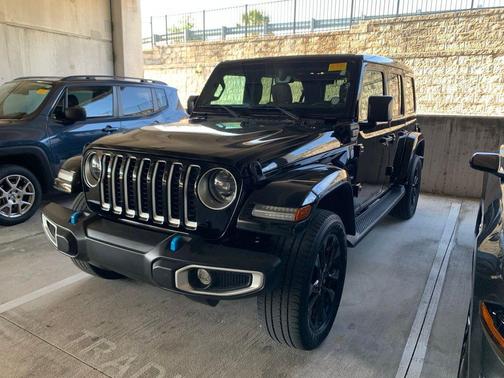 Black Clearcoat 2023 Jeep Wrangler 4xe Sahara