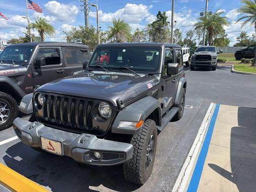 Granite Crystal Metallic Clearcoat 2022 Jeep Wrangler Sport S